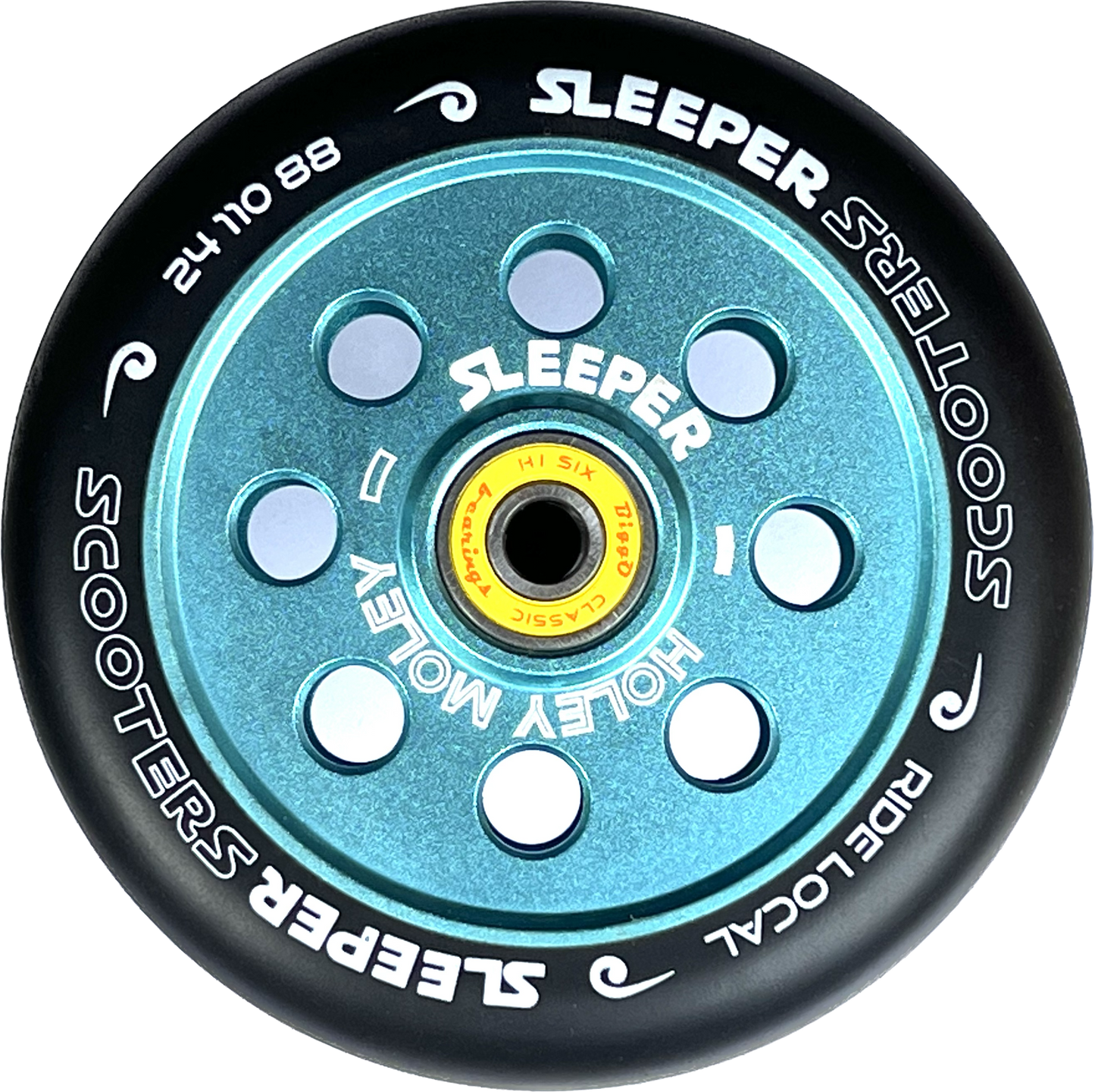 Holey Moley wheel (incl BiggO 6 ball Hi Impact bearings)